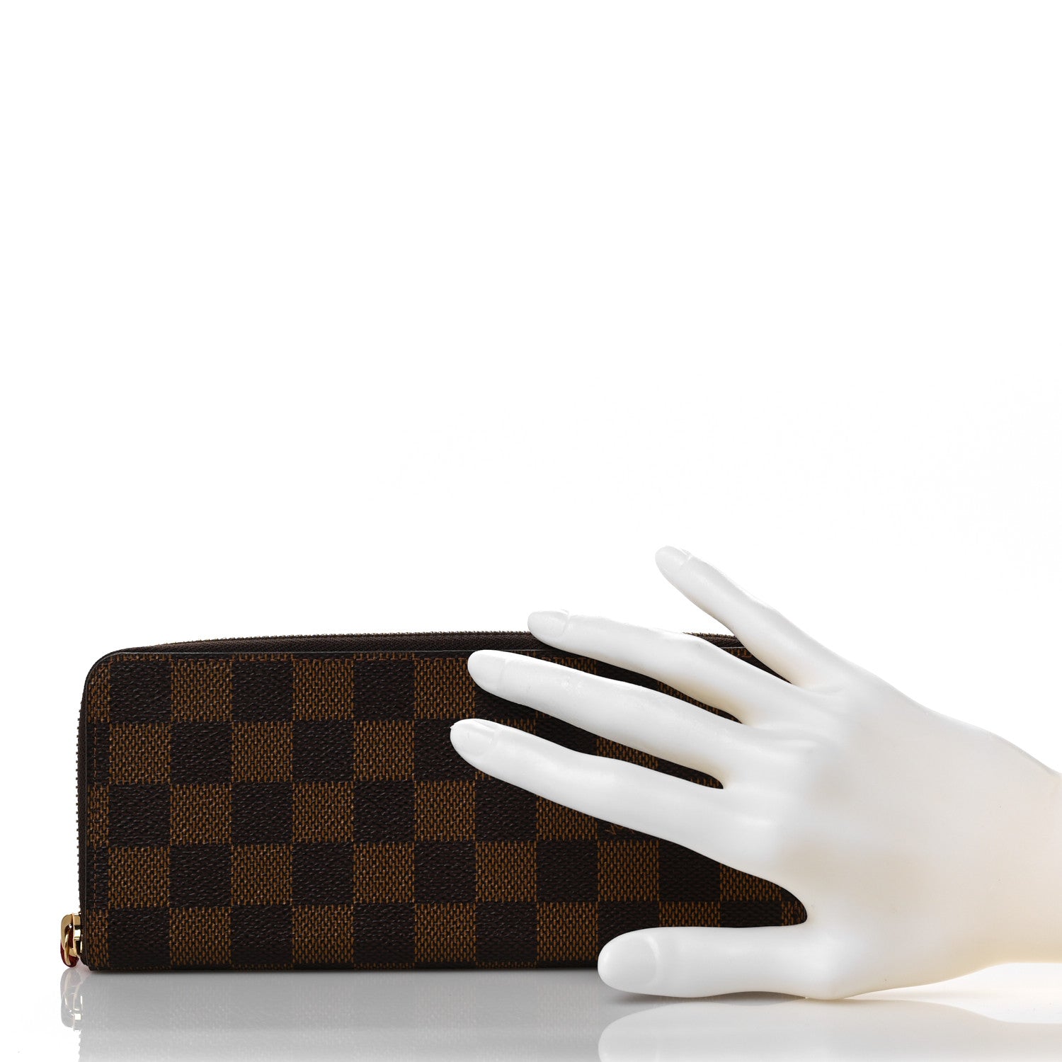 Louis Vuitton Damier Ebene Clemence Wallet 2 of 8