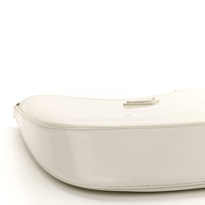 Prada Spazzolato Cleo Shoulder Bag White 8 of 9
