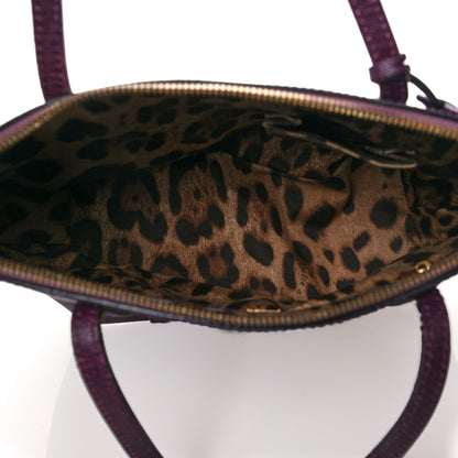 Dolce & Gabbana Dauphine Stampa Shopping Tote Purple 4 of 13