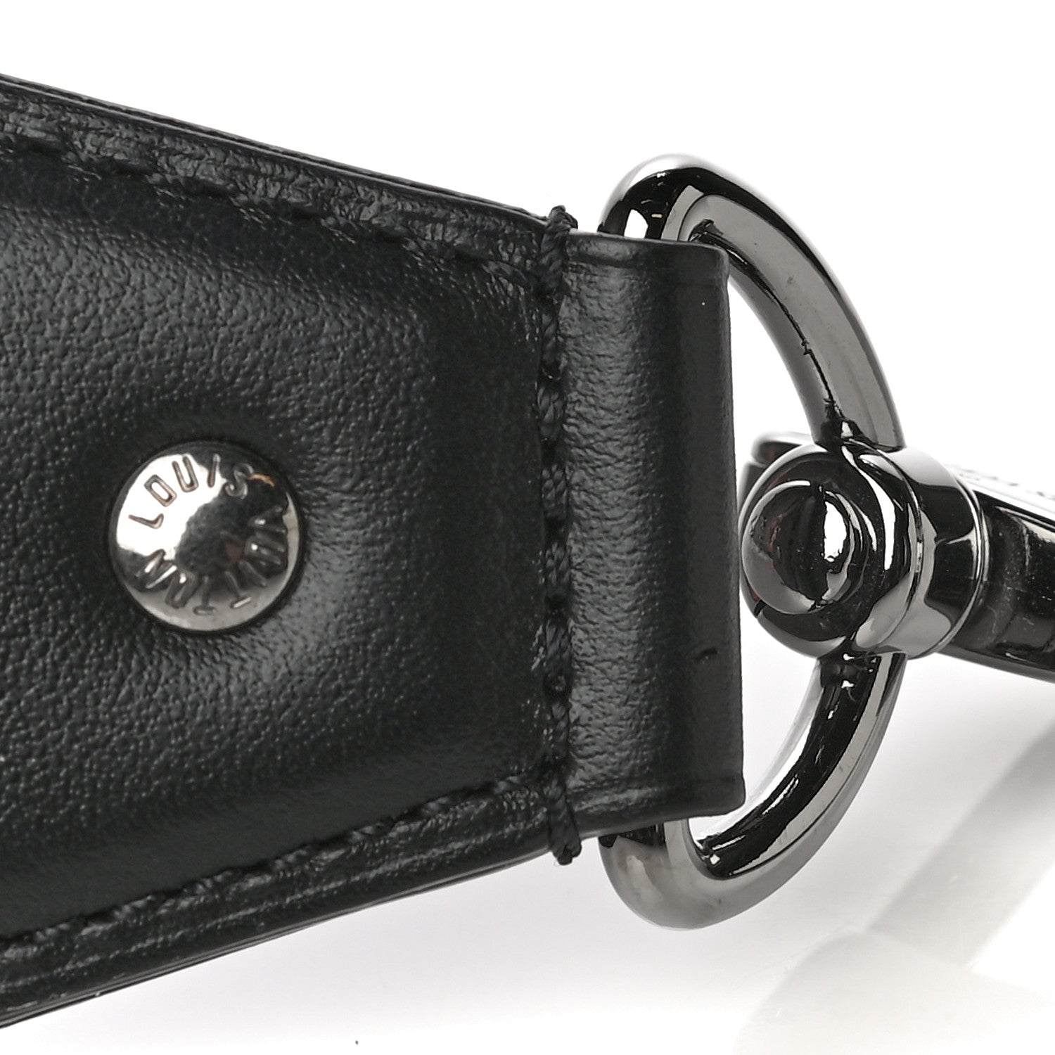 Louis Vuitton Monogram Eclipse Reversible Bandouliere Shoulder Strap 8 of 9