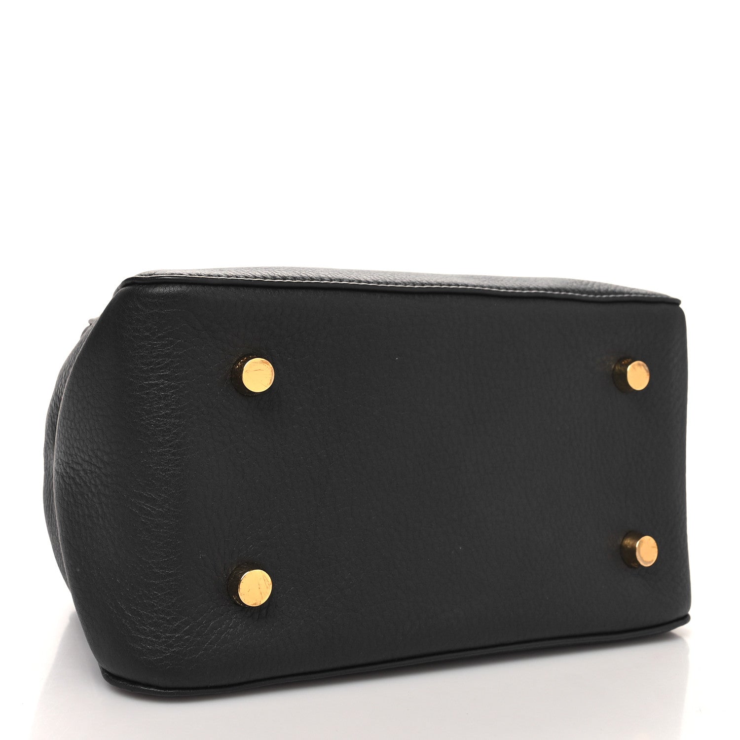 Khaite Pebbled Calfskin Small Maeve Bag Black 4 of 9