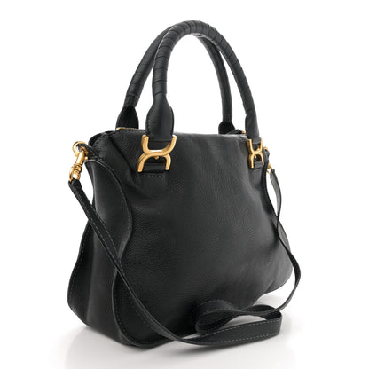 Chloe Calfskin Medium Marcie Satchel Black 3 of 12