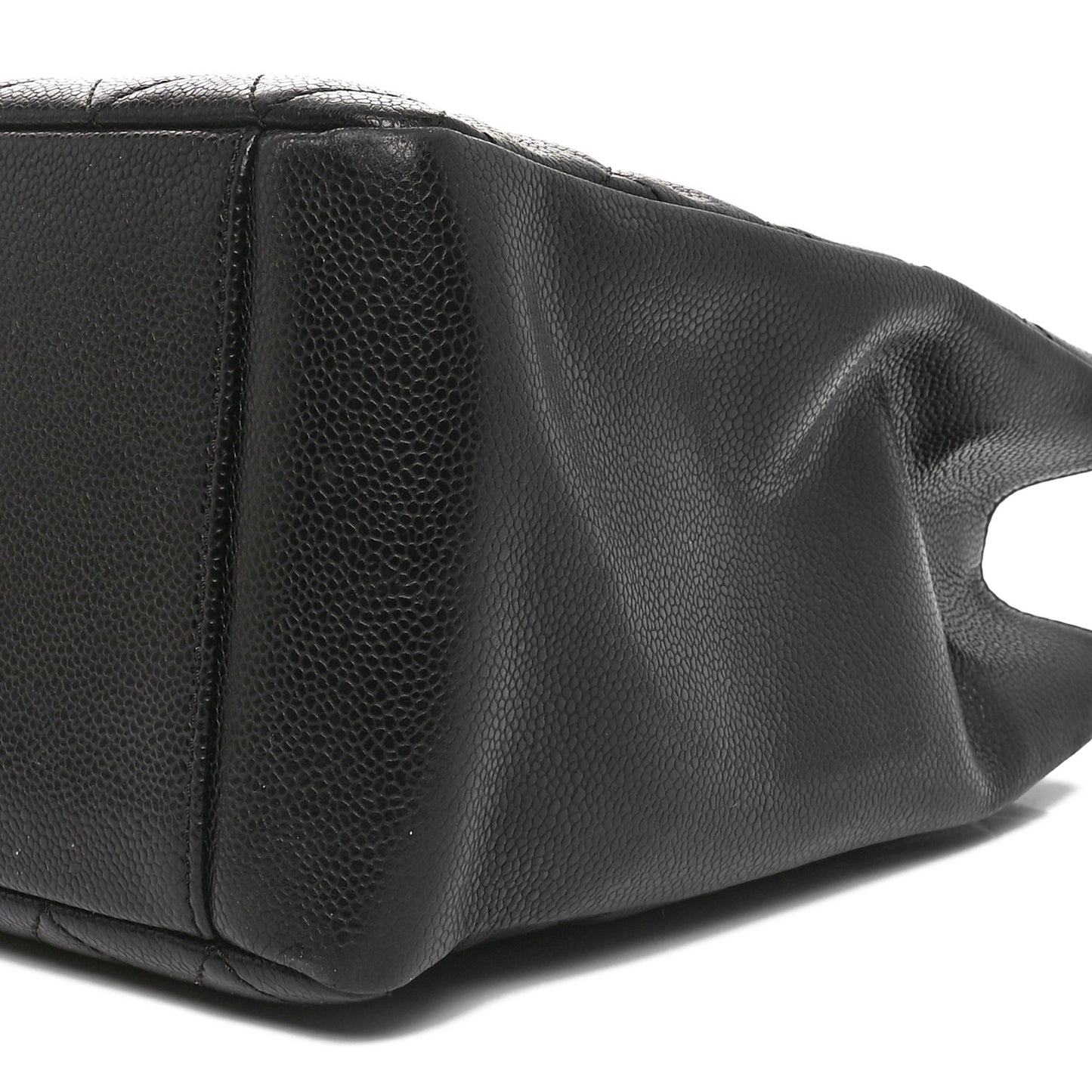 Caviar Quilted Grand Shopping Tote GST Black
