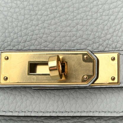 Hermes Togo Birkin 30 Bleu Pale 8 of 11
