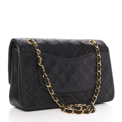 Chanel Lambskin Quilted Medium Double Flap Black 3 of 10