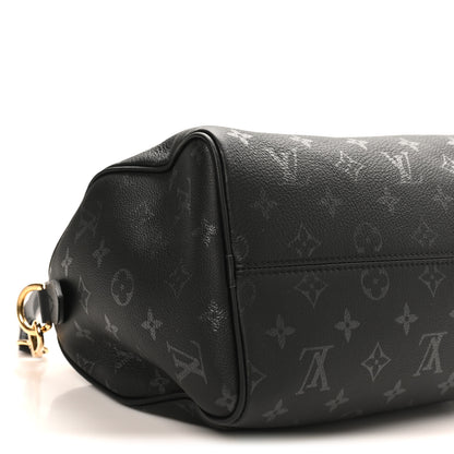 Louis Vuitton Calfskin Monogram LV Bliss Speedy Bandouliere 25 Black 8 of 9