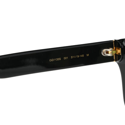 Gucci Polarized Square Frame Web Sunglasses GG1135S Black 6 of 7