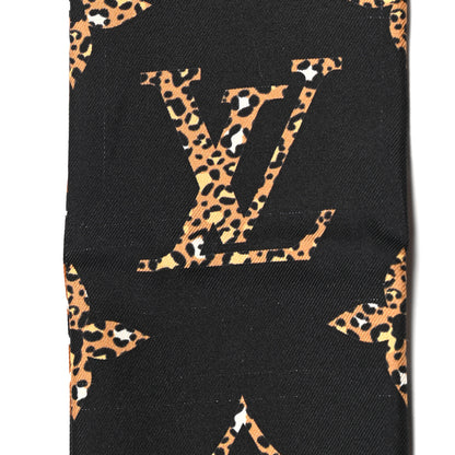 Louis Vuitton Silk Monogram Giant Jungle Bandeau Black 3 of 5