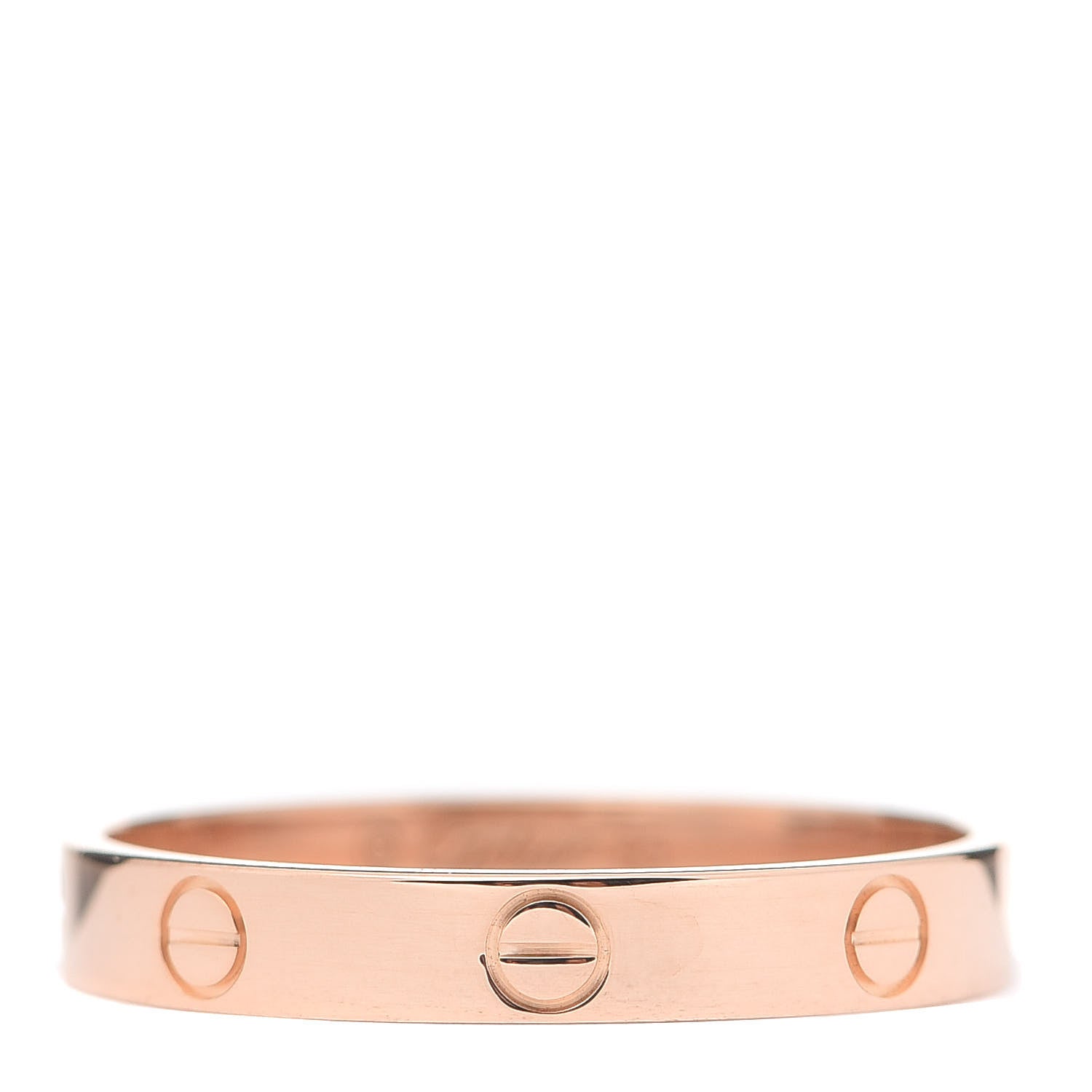 Cartier 18K Pink Gold 3.5mm LOVE Wedding Band Ring 65 11 1 of 4