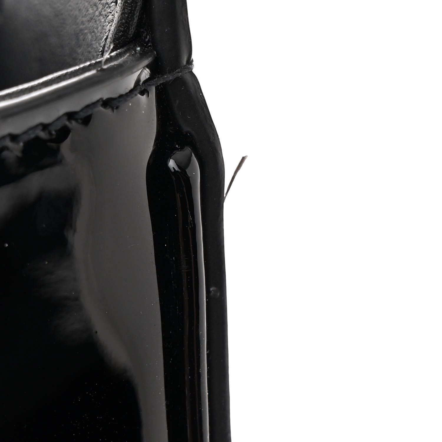 Saint Laurent Patent Le 5 A 7 Hobo Black 11 of 12
