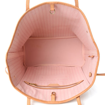 Louis Vuitton Damier Azur Neo Neverfull MM Rose Ballerine 5 of 12