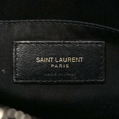 Saint Laurent Calfskin Matelasse Monogram Lou Camera Bag Black 6 of 10