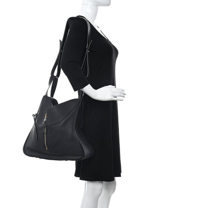 Loewe Calfskin Medium Hammock Shoulder Bag Midnight Blue Black 2 of 12