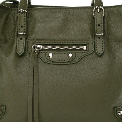 Balenciaga Calfskin Papier Mini A4 Tote Green 8 of 11
