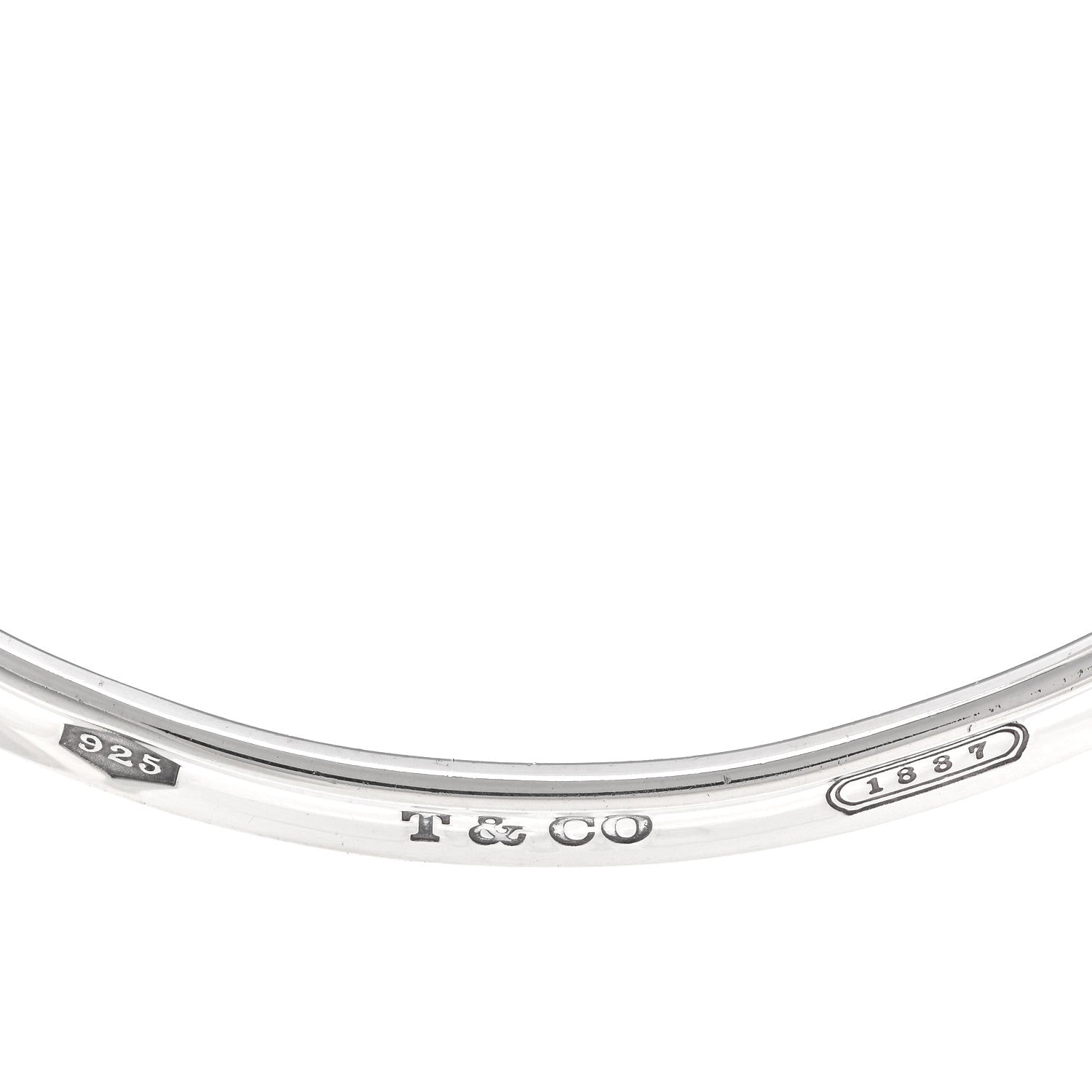 Tiffany Sterling Silver 1837 Collar Necklace 3 of 3