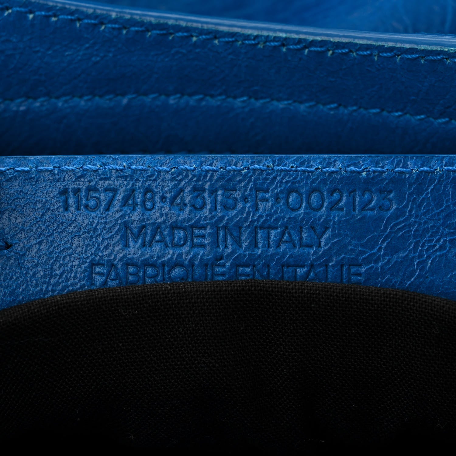 Balenciaga Agneau Classic Hardware City Bleu Lazuli 8 of 12