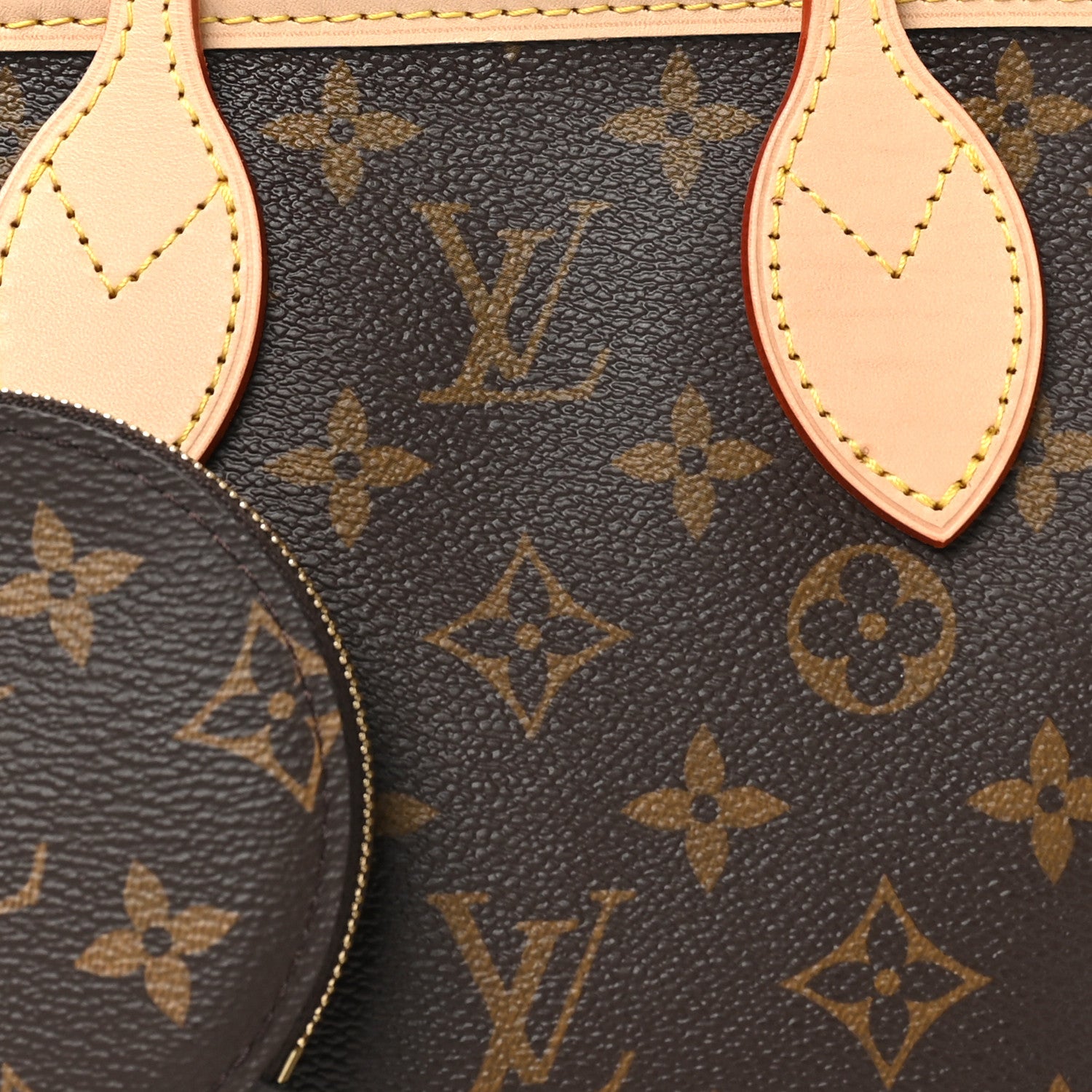 Louis Vuitton Monogram Neverfull BB Beige 6 of 8