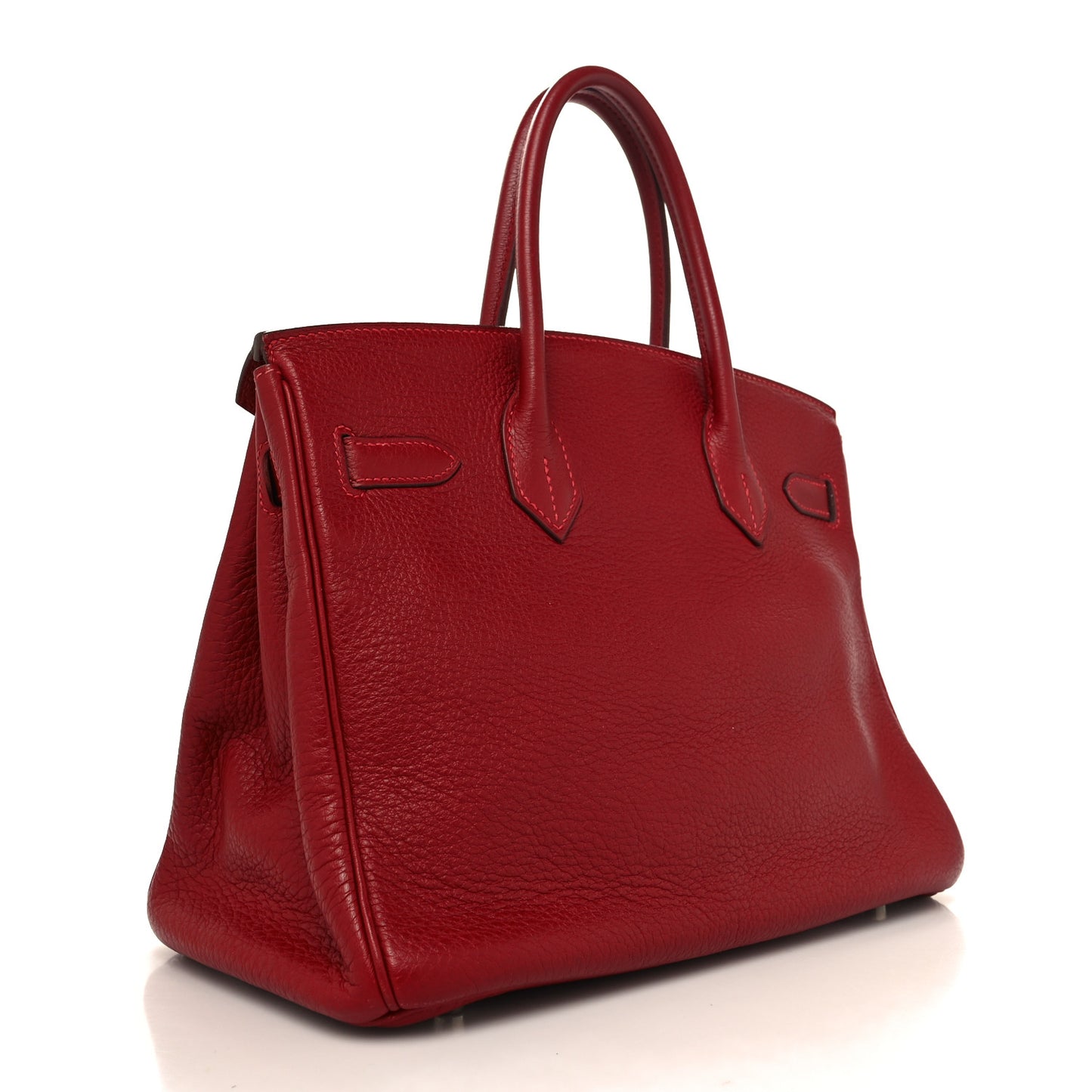 Taurillon Clemence Birkin 30 Rouge Garance