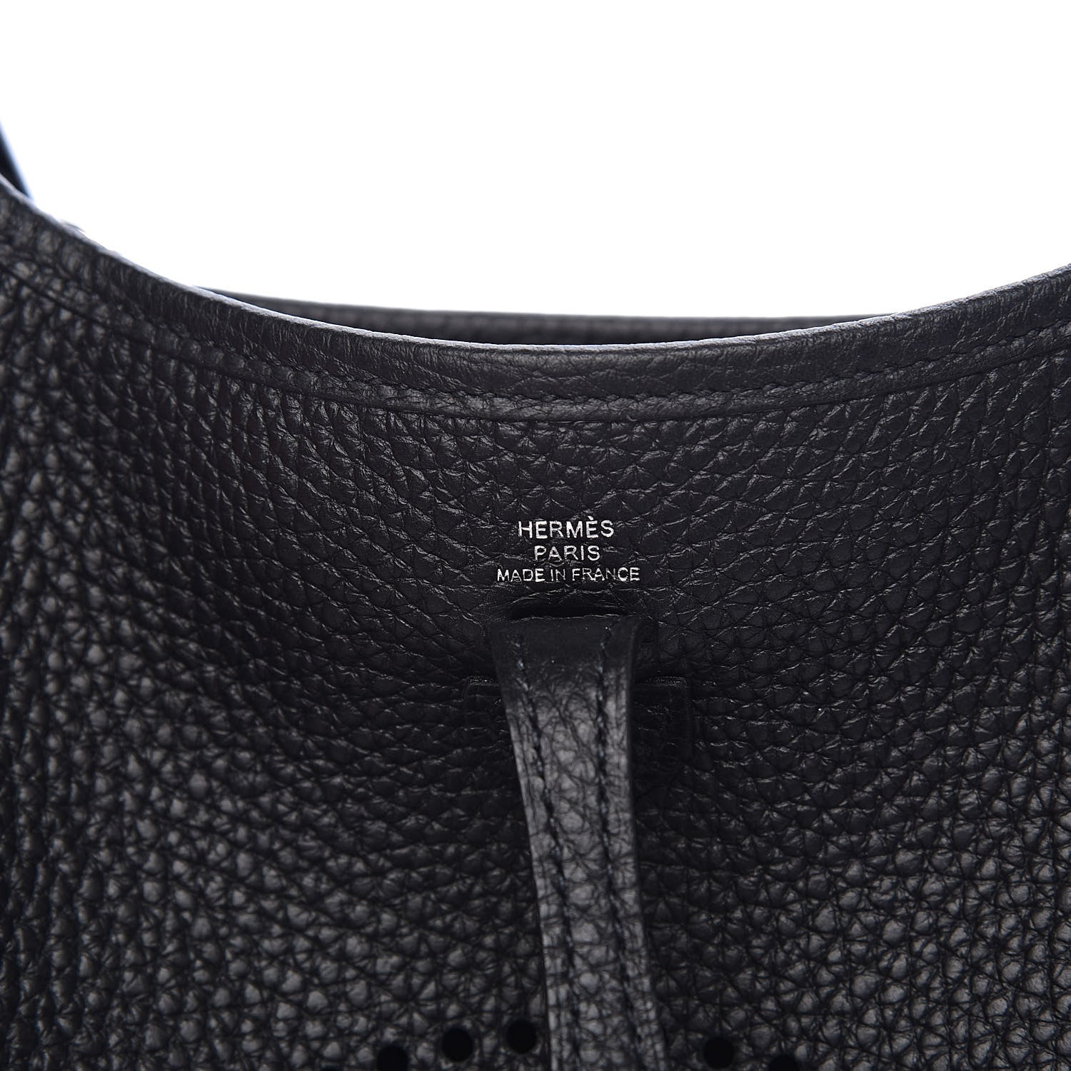 Hermes Taurillon Clemence Evelyne TPM Black 6 of 11