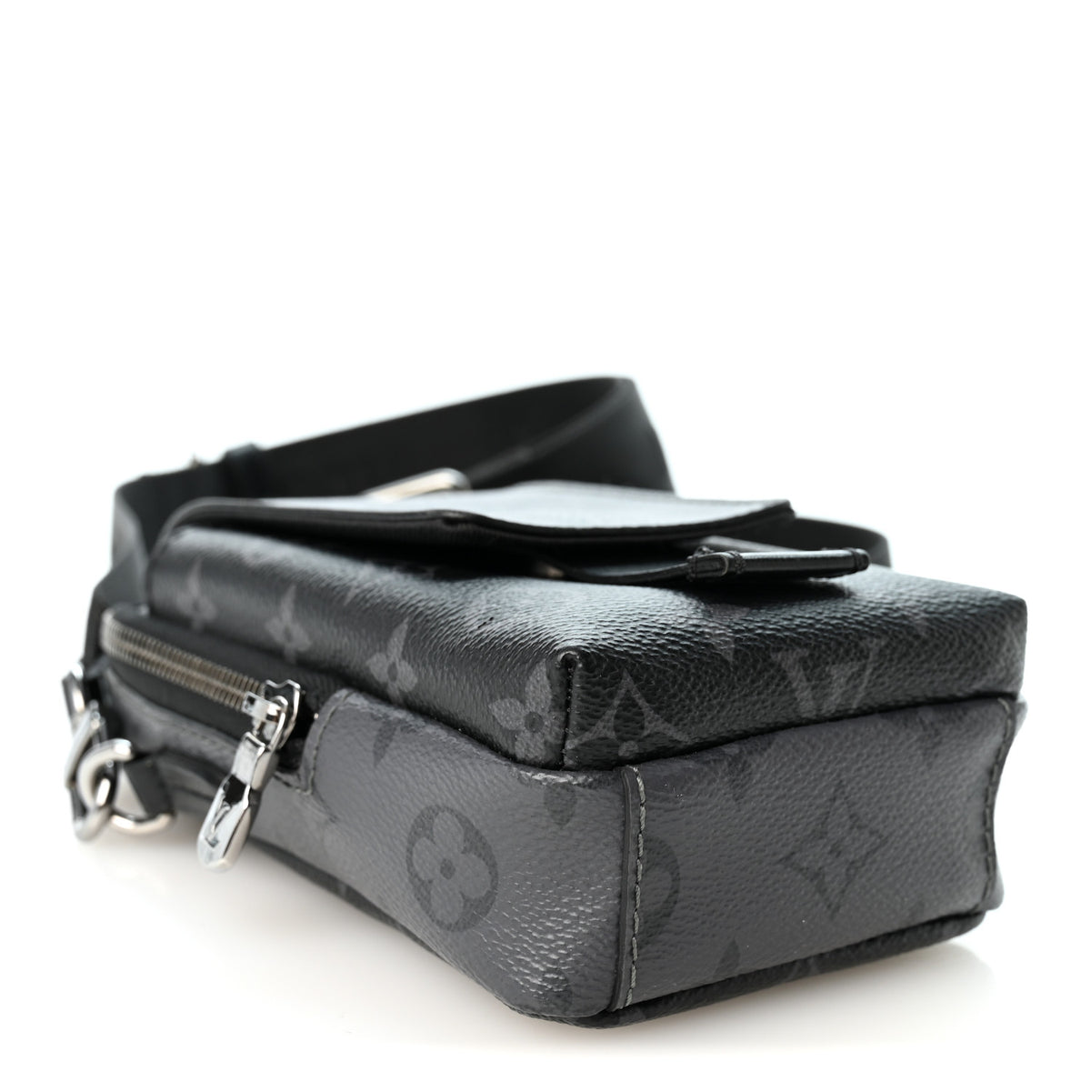 Louis Vuitton Monogram Eclipse Reverse Double Phone Pouch NM 4 of 9