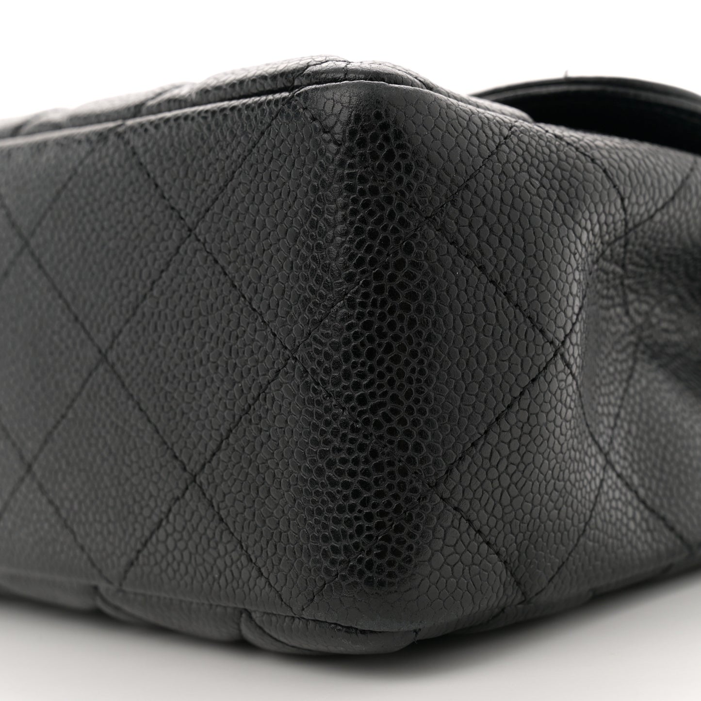 Caviar Quilted Jumbo Single Flap Black