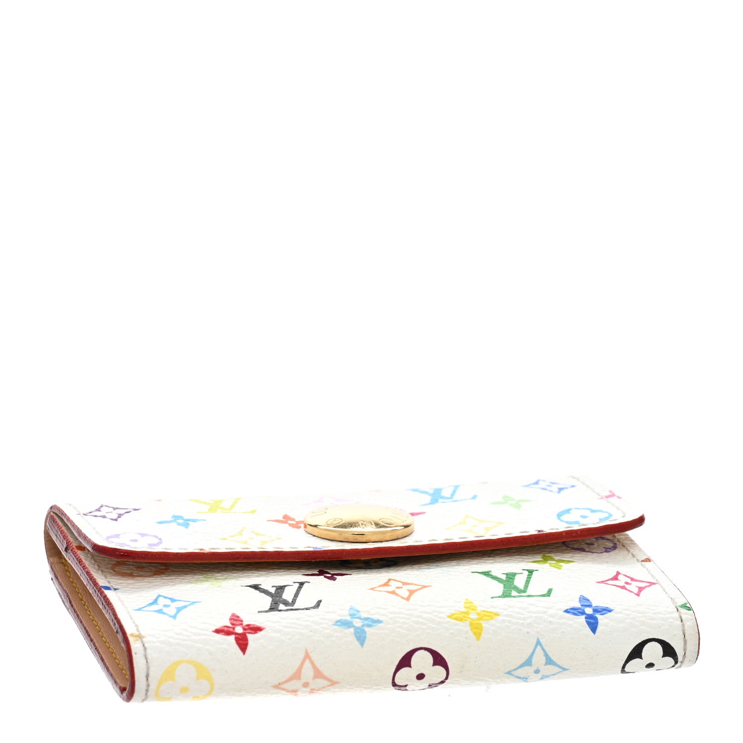 Louis Vuitton Monogram Multicolor Business Card Holder White 4 of 6