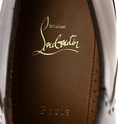 Christian Louboutin Calfskin A Mon Homme Flat Loafers 42.5 Brown 6 of 14