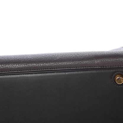Celine Goatskin Smooth Calfskin Small Ring Bag Dark Taupe 13 of 15