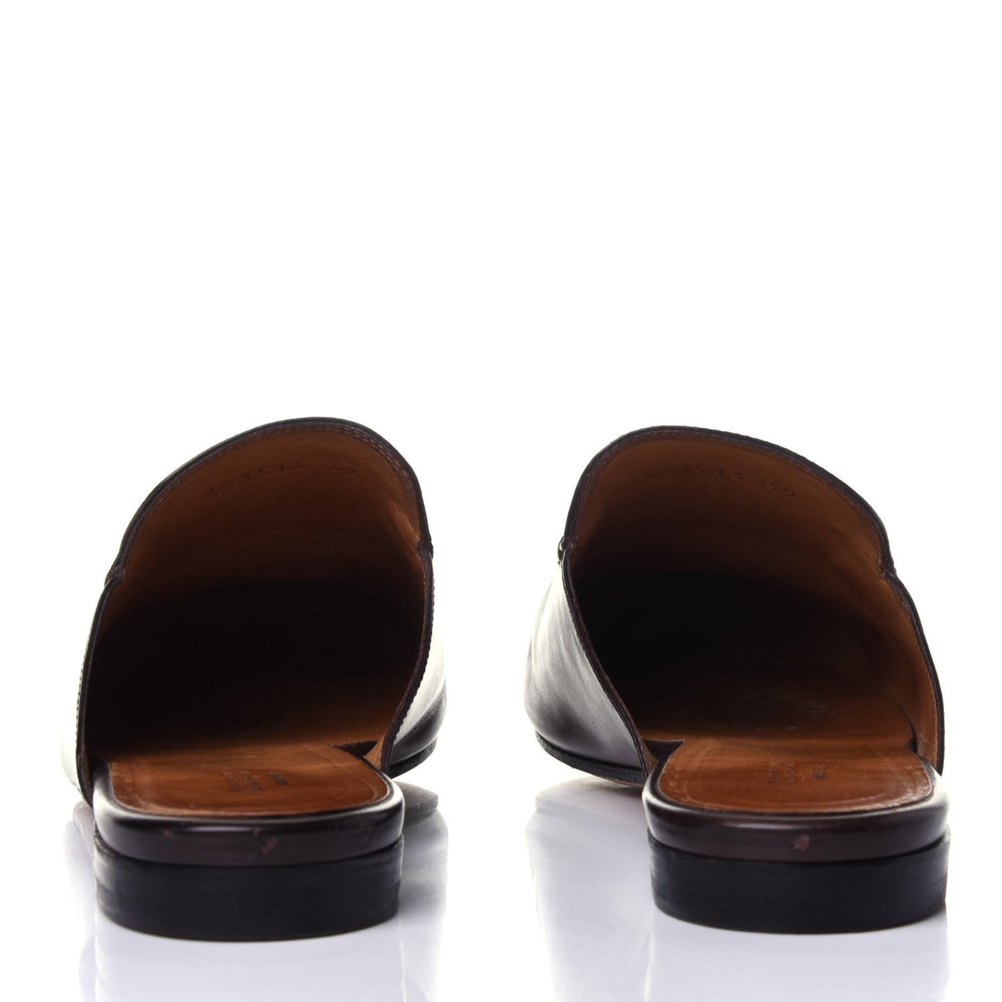 Calfskin Womens Princetown Slippers 39 Fondente Brown