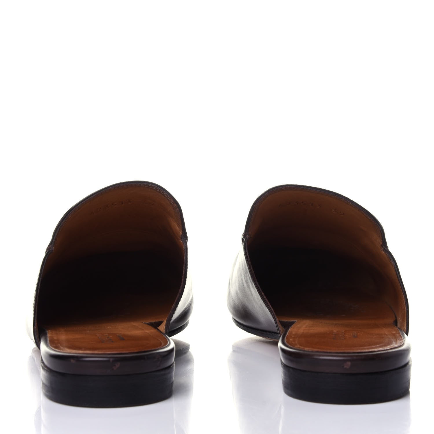 Gucci Calfskin Womens Princetown Slippers 39 Fondente Brown 5 of 13