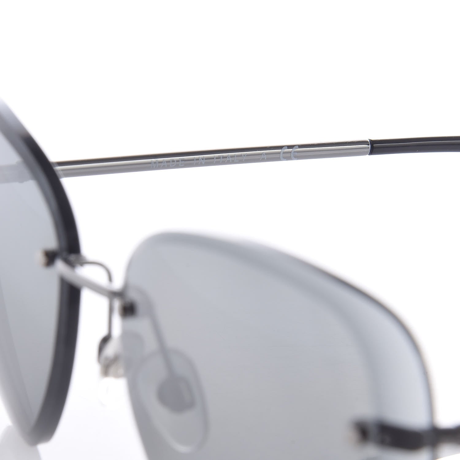 Chanel Mirrored Pilot Sunglasses 4239 Silver 6 of 8