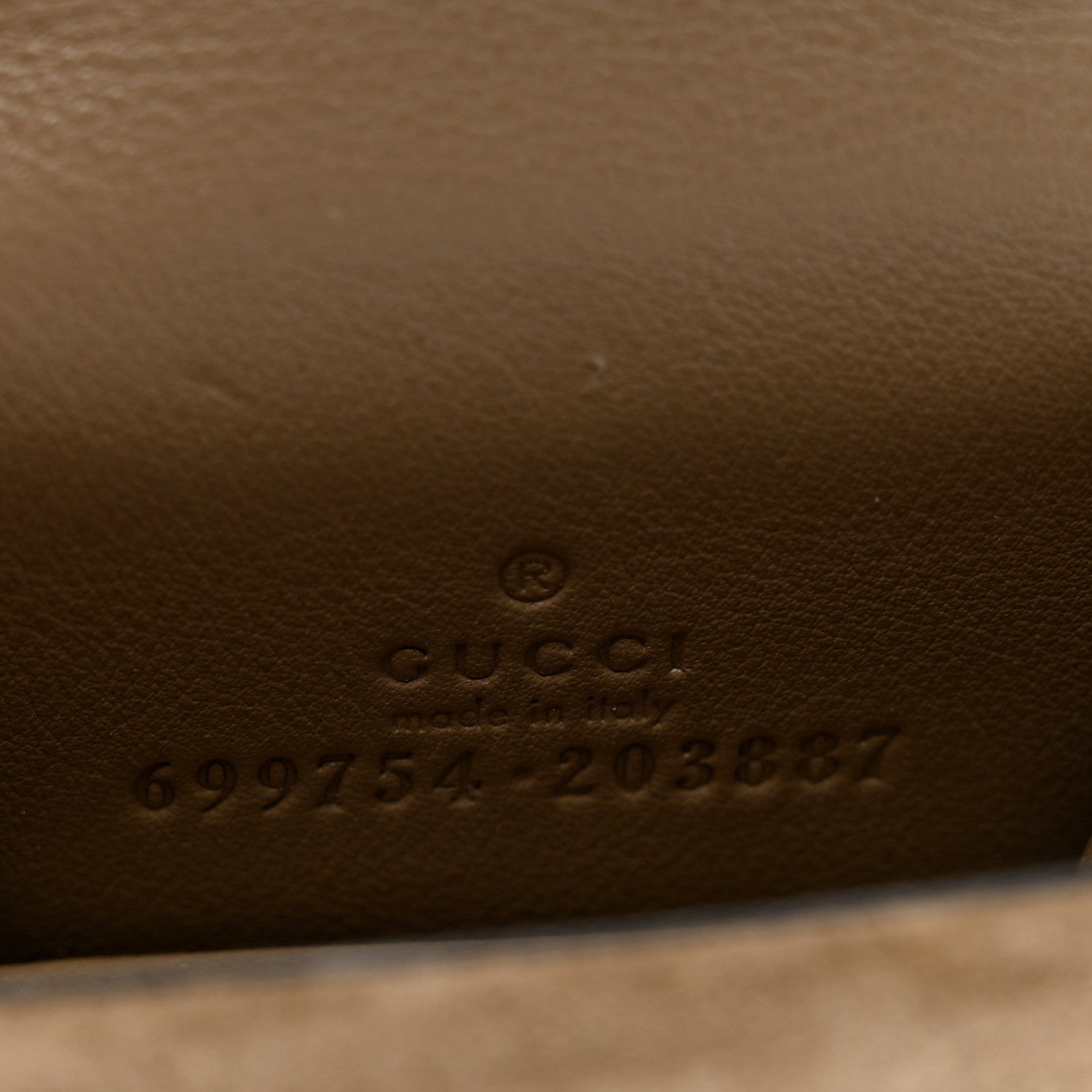 Gucci GG Supremem Monogram Suede Cudu Dionysus AirPods Case Beige Ebony Taupe 5 of 5