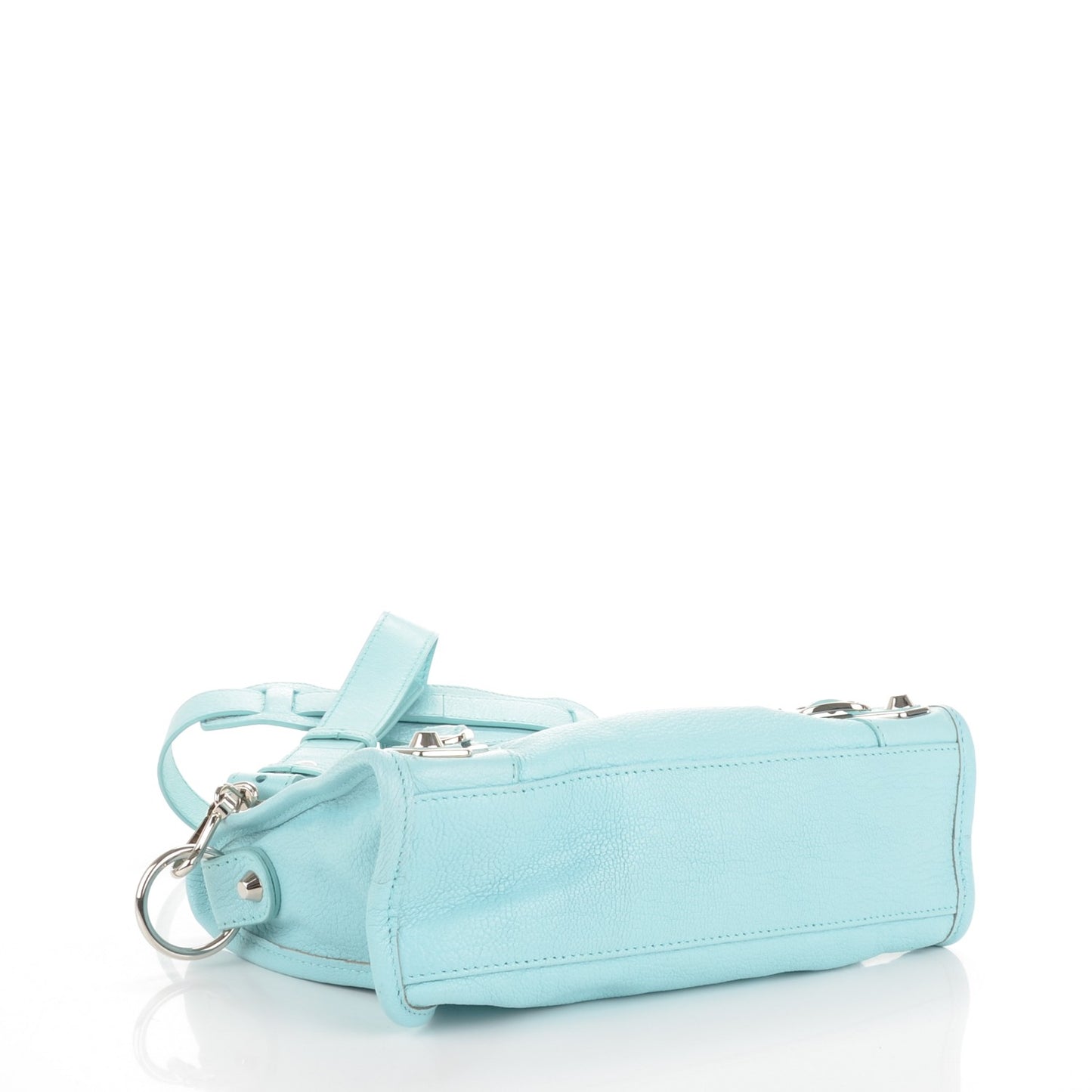 Chevre Silver Metallic Edge Hardware Classic Hardware Mini City Bleu Maldives