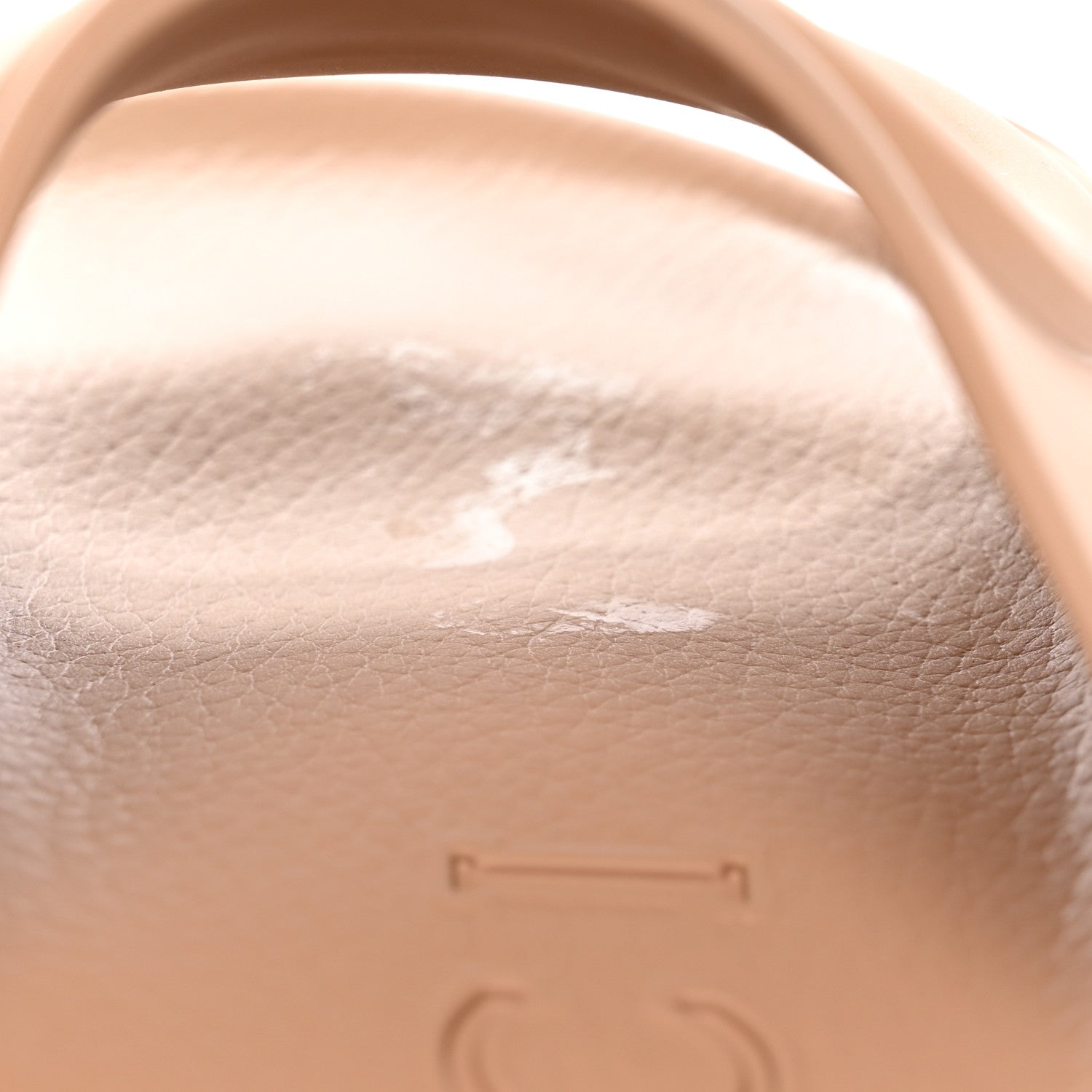 Gucci Soft Rubber Womens Interlocking G Platform 42mm Slide Sandals 38 Vintage Camel 10 of 10