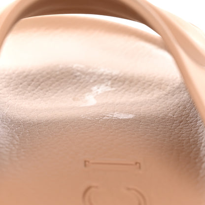 Gucci Soft Rubber Womens Interlocking G Platform 42mm Slide Sandals 38 Vintage Camel 10 of 10