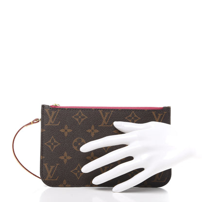 Louis Vuitton Monogram Neverfull MM GM Pochette Pivoine 2 of 7