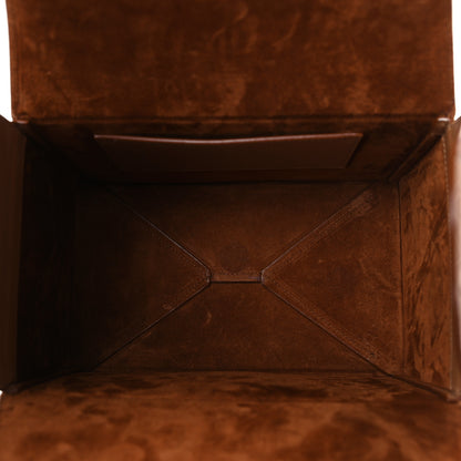 Saint Laurent Calfskin Monogram Take Away Box Dusty Vintage Brown Gold 5 of 9