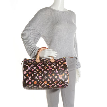 Louis Vuitton Watercolor Aquarelle Speedy 35 Brown 2 of 7