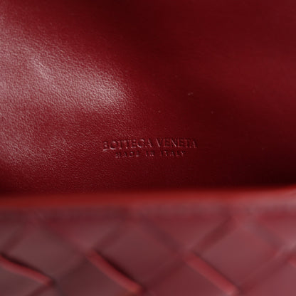 Bottega Veneta Nappa Intrecciato Long Andiamo Top Handle Clutch Barolo 6 of 8