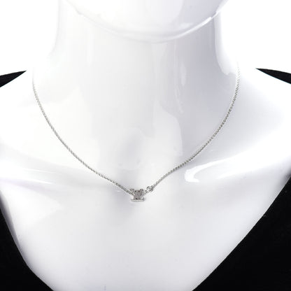 Louis Vuitton 18K White Gold Diamond Idylle Blossom LV Pendant Necklace 2 of 5