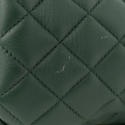 Chanel Calfskin Quilted Large Urban Spirit Backpack Dark Green 16 of 16