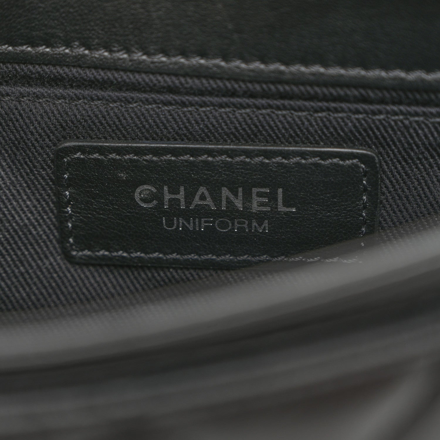 Chanel Calfskin Quilted CC Uniform Flap Belt Bag Black 6 of 10