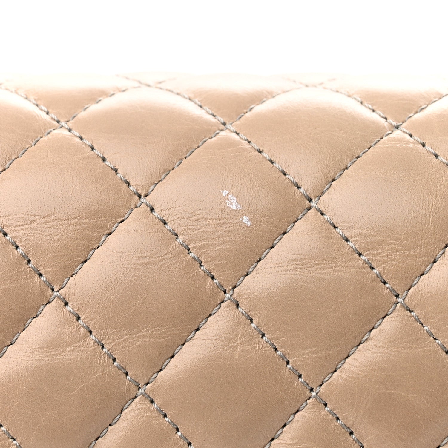 Chanel Glazed Calfskin Quilted New Medium Boy Chained Flap Beige 13 of 15