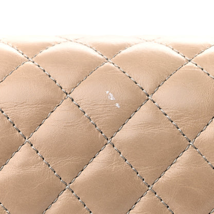 Chanel Glazed Calfskin Quilted New Medium Boy Chained Flap Beige 13 of 15