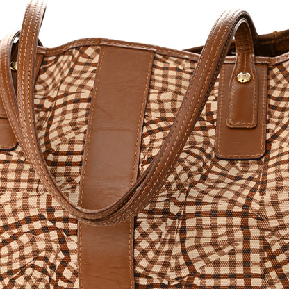 MCM Visetos Large Liz Reversible Shopper Tote Cognac 24 of 26