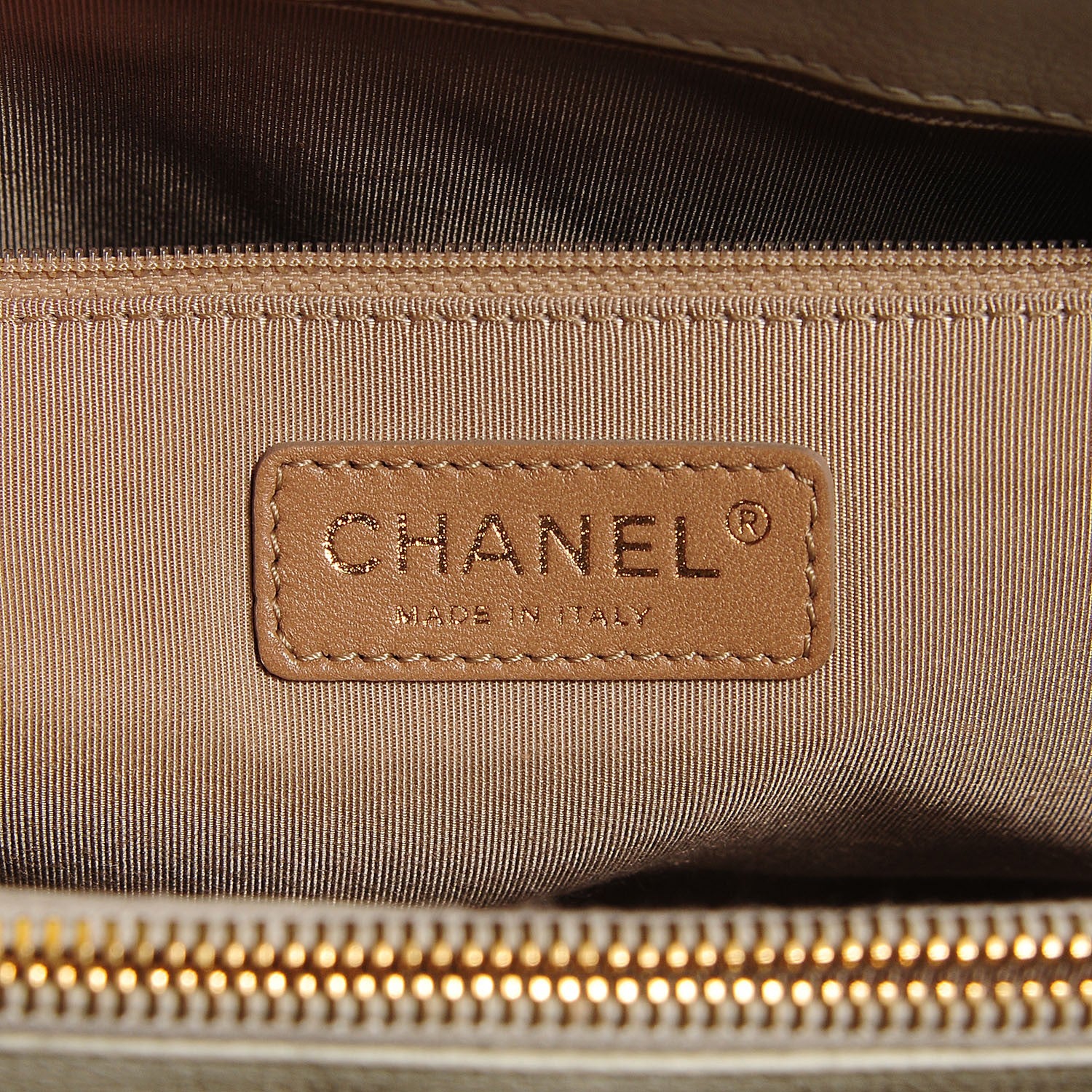 Chanel Caviar Quilted Grand Shopping Tote GST Light Green 6 of 7