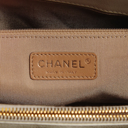Chanel Caviar Quilted Grand Shopping Tote GST Light Green 6 of 7
