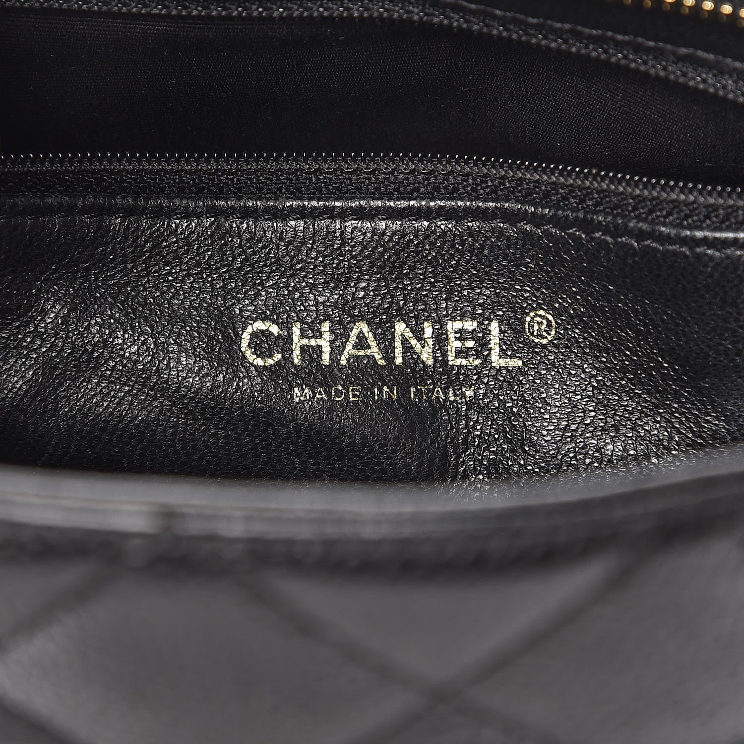 Chanel Caviar Quilted Medallion Tote Black 6 of 8