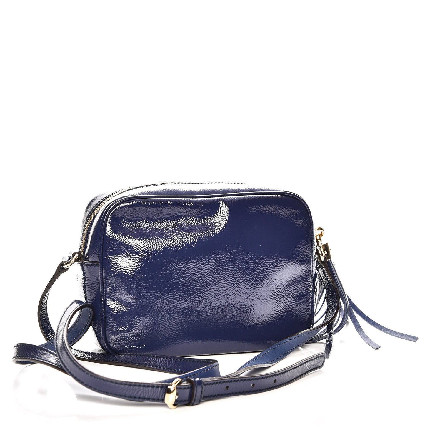 Vernice Naplack Small Soho Disco Bag Uniform Blue