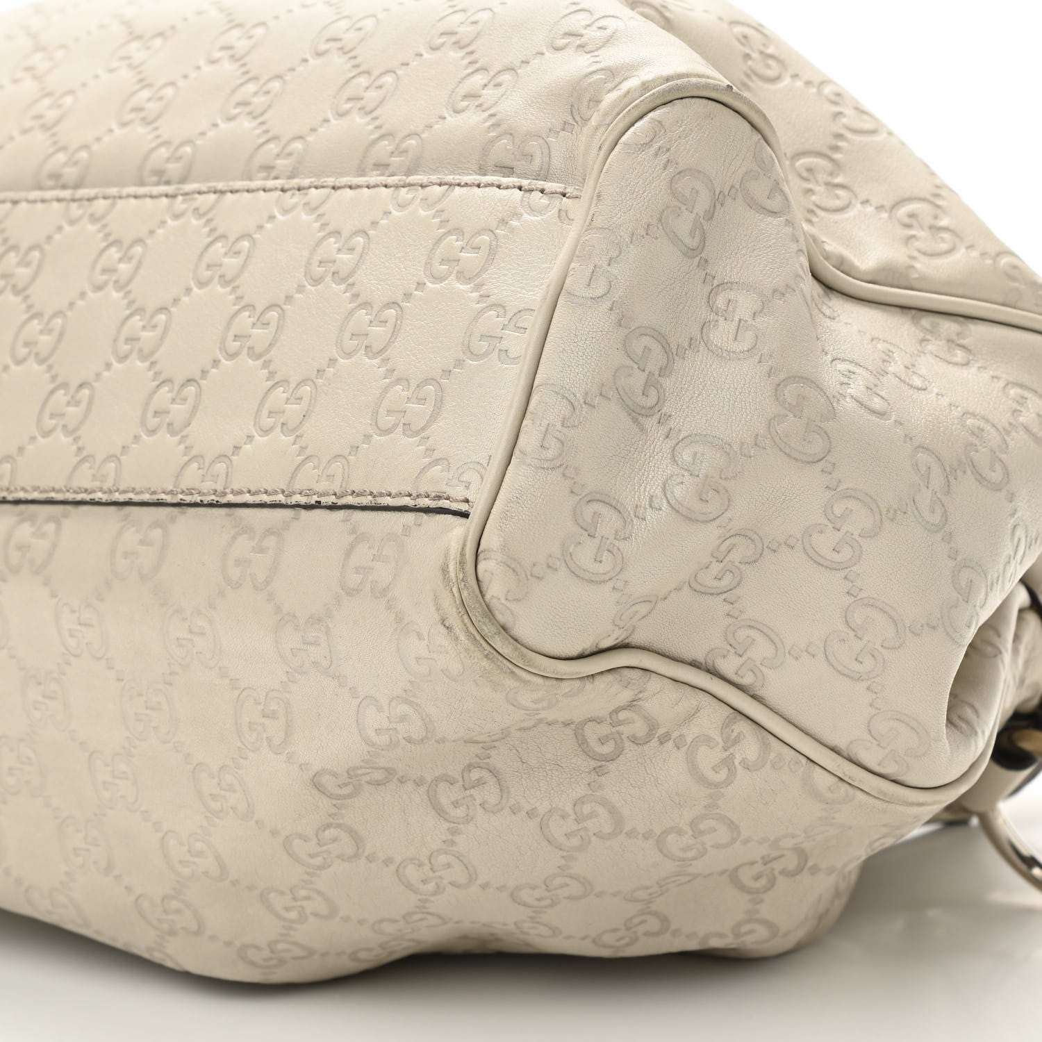 Gucci Guccissima Medium Sukey Tote Mystic White 10 of 22